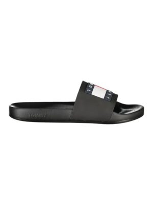 Tommy Hilfiger Black Polyethylene Men Sandal