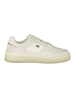 Tommy Hilfiger White Leather Women Sneaker