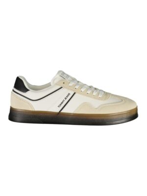 Tommy Hilfiger White Leather Men Sneaker