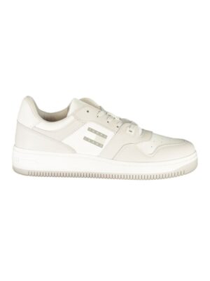 Tommy Hilfiger White Leather Men Sneaker