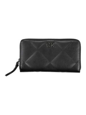 Calvin Klein Sleek Black RFID Blocking Wallet with Logo