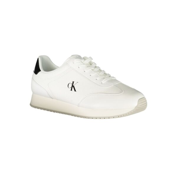 Calvin Klein White Leather Men Sneaker - Image 2