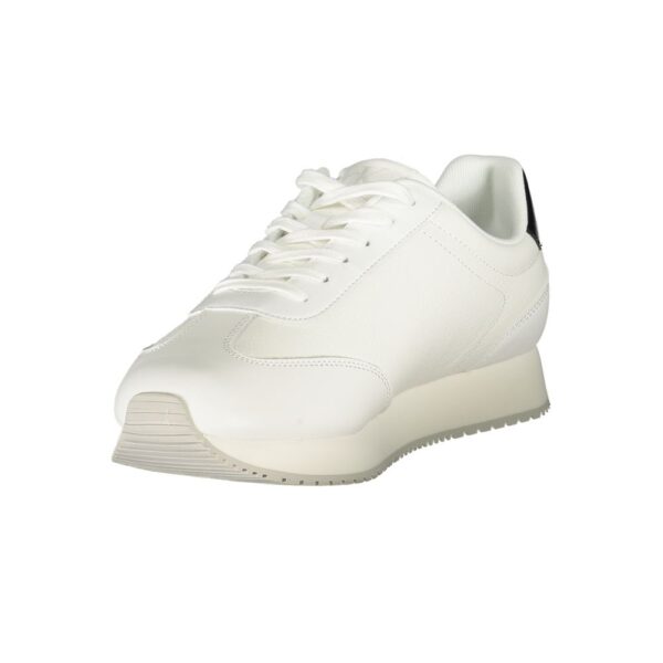 Calvin Klein White Leather Men Sneaker - Image 3