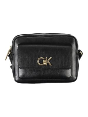 Calvin Klein Black Recycled Polyester Women Handbag