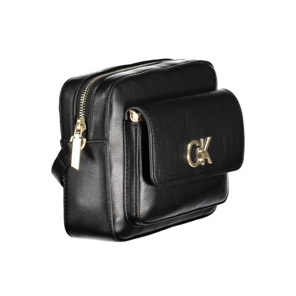 Calvin Klein Black Recycled Polyester Women Handbag - Image 3