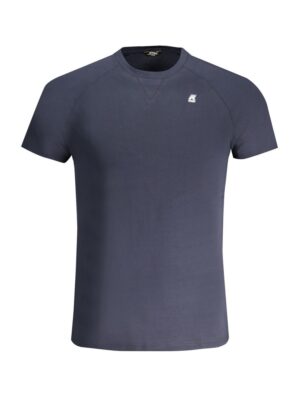 K-WAY Blue Cotton Men T-Shirt