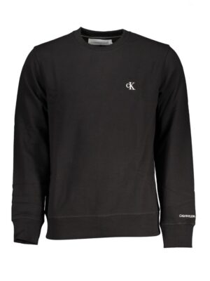 Calvin Klein Black Cotton Men Sweater