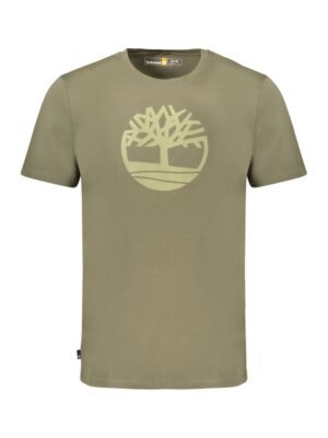 Timberland Green Cotton Men T-Shirt