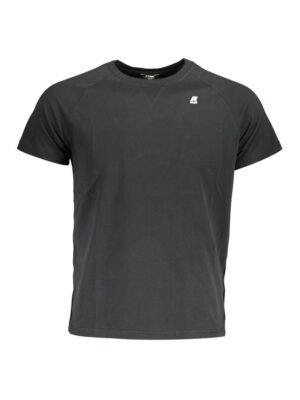 K-WAY Black Cotton Men T-Shirt