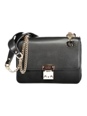 Guess Jeans Black Polyethylene Handbag