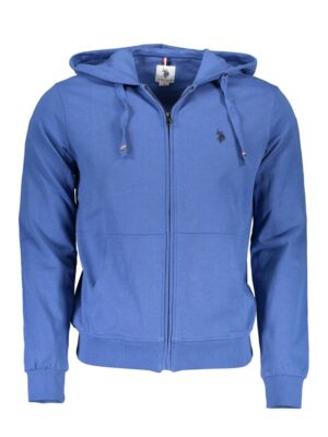 U.S. POLO ASSN. Blue Cotton Men Sweater