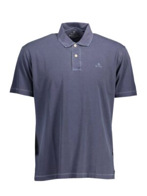 Gant Blue Cotton Men Polo Shirt