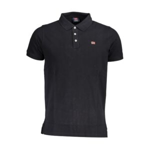 Norway 1963 Black Cotton Men Polo Shirt
