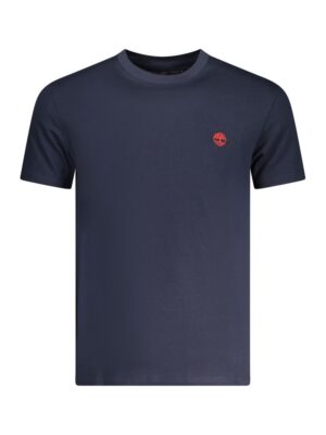 Timberland Blue Cotton Men T-Shirt