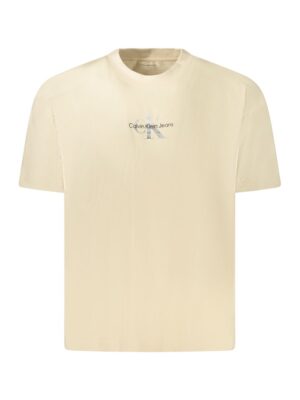 Calvin Klein Beige Cotton Tops & T-Shirt