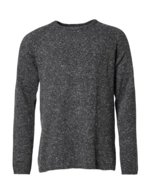 Dolce & Gabbana Gray Wool Knitted Round Neck Pullover Sweater
