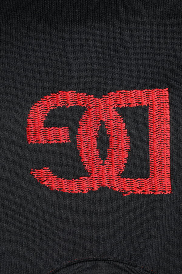 Dolce & Gabbana Black Nylon DGLogo Knit Men Pullover Sweater - Image 6