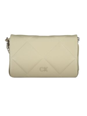 Calvin Klein Beige Cotton Handbag