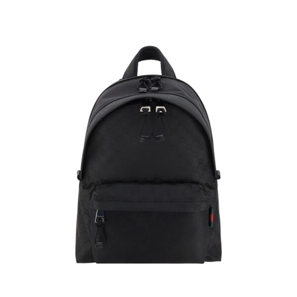 Gucci GG Pattern Nylon Backpack