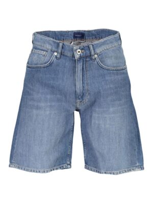 Gant Blue Cotton Mens Bermuda Jeans