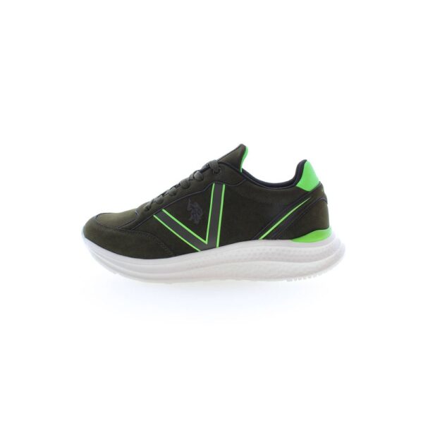 U.S. POLO ASSN. Green Polyester Men Sneaker - Image 2