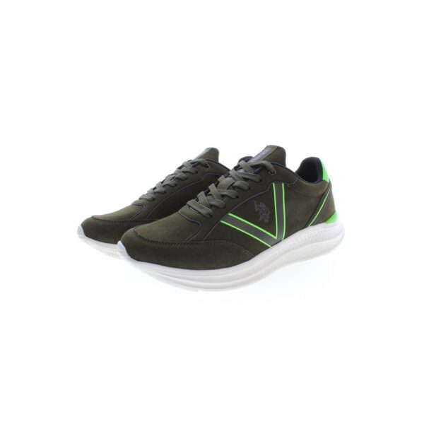 U.S. POLO ASSN. Green Polyester Men Sneaker - Image 3