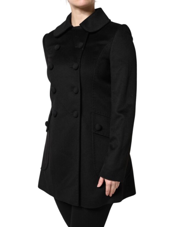 Dolce & Gabbana Black Wool Sartoria Italiano Blazer Jacket - Image 3
