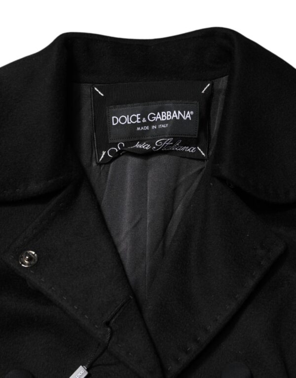 Dolce & Gabbana Black Wool Sartoria Italiano Blazer Jacket - Image 8