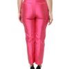Dolce & Gabbana Pink Silk High Waist Tapered Pants - Image 4