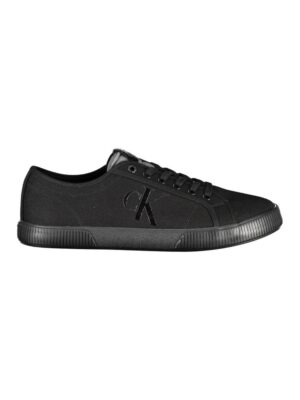 Calvin Klein Black Cotton Men Sneaker