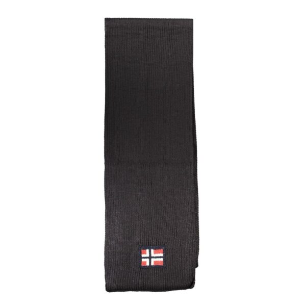 Norway 1963 Black Acrylic Scarf - Image 3
