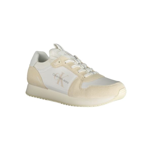 Calvin Klein White Polyester Sneaker - Image 2