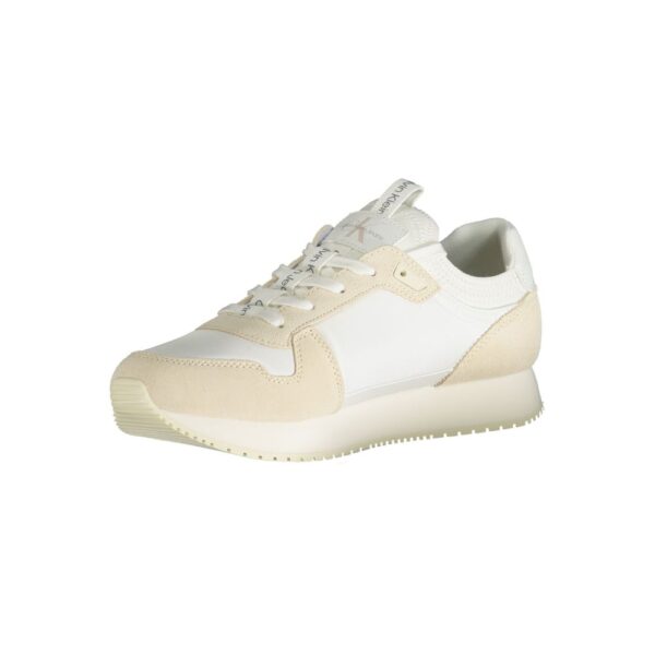 Calvin Klein White Polyester Sneaker - Image 3