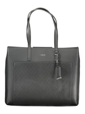 Calvin Klein Black Polyester Women Handbag