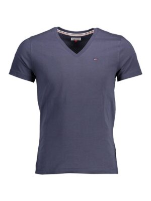 Tommy Hilfiger Blue Cotton Men T-Shirt