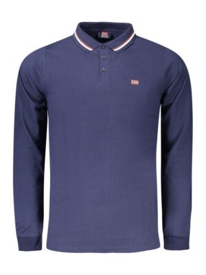 Norway 1963 Blue Cotton Men Polo Shirt