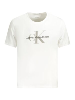 Calvin Klein White Cotton T-Shirt