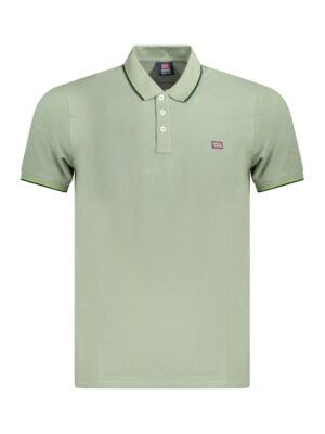 Norway 1963 Green Cotton Men Polo Shirt