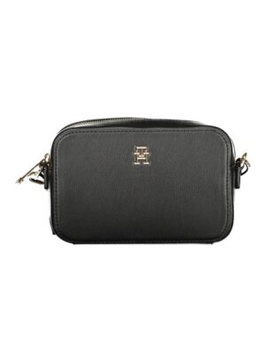 Tommy Hilfiger Black Polyester Women Handbag