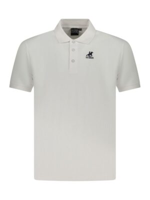 U.S. Grand Polo White Cotton Men Polo Shirt