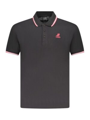 U.S. Grand Polo Black Cotton Men Polo Shirt