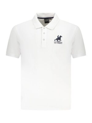 U.S. Grand Polo White Cotton Men Polo Shirt