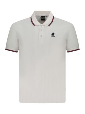 U.S. Grand Polo White Cotton Men Polo Shirt