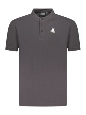 U.S. Grand Polo Black Cotton Men Polo Shirt