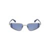 Calvin Klein Gray Metal Women Sunglass