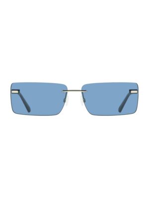 Calvin Klein Blue Metal Women Sunglass