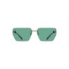 Calvin Klein Green Metal Men Sunglass