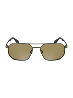 Calvin Klein Bronze Metal Men Sunglass