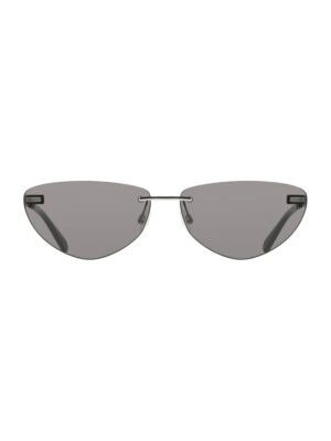 Calvin Klein Black Metal Women Sunglass