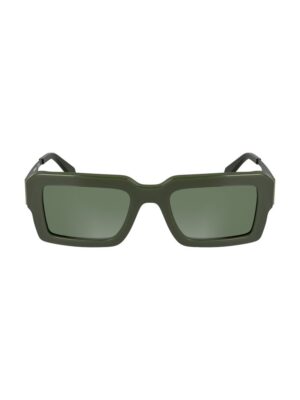 Calvin Klein Green Haircalf Women Sunglass